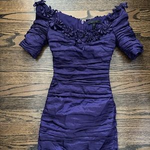 BCBG Size 0 Scooped Neck Dress